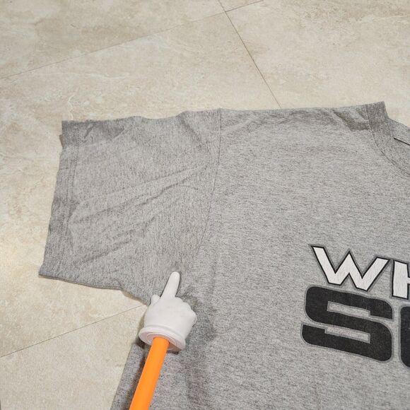 VTG 90s Y2K NIKE White Sox Mens L Large Center Swoosh Check MLB Baseball T Shirt - Picture 10 of 15